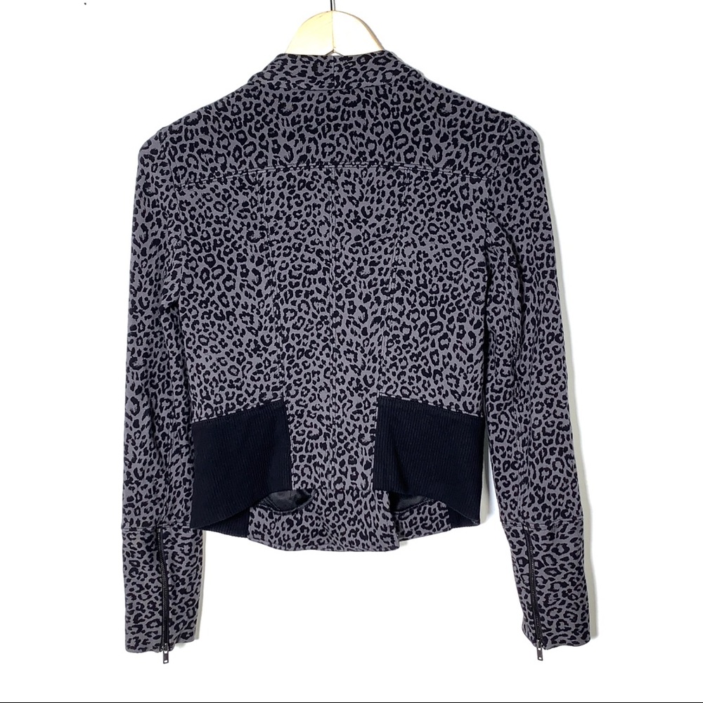 Leopard Print Moto Jacket - Picture 5 of 5